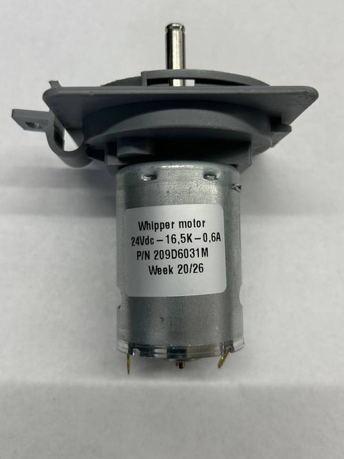 Whipper motor with integrated whipper support