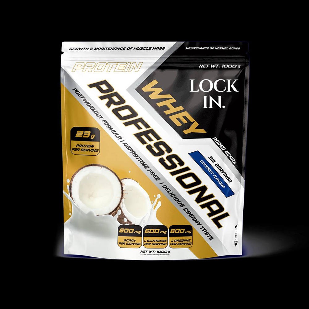 LOCK IN Whey Professional – Coconut Protein Powder