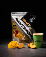 LOCK IN Whey Professional – Mango Peach Protein Powder