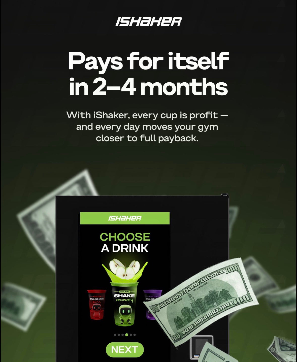 Shaker Touch 2 – Smart High-Capacity Large Vending Machine