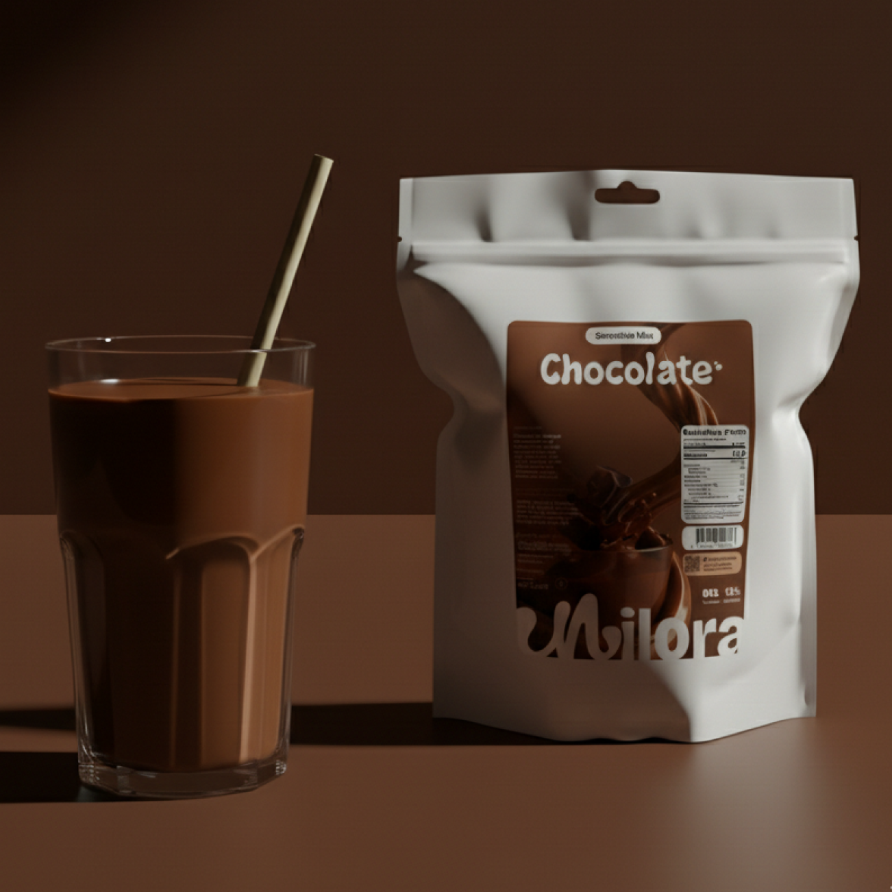 Milora Chocolate Smoothie Mix Powder