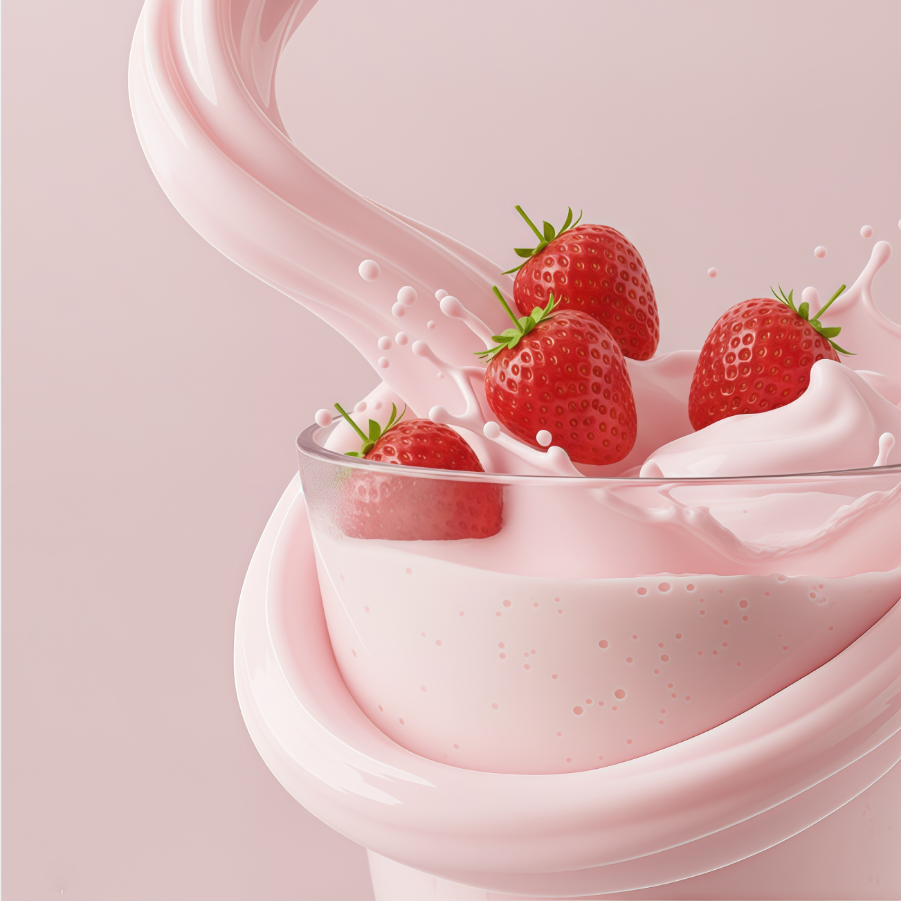 Milora Strawberry Smoothie Mix Powder