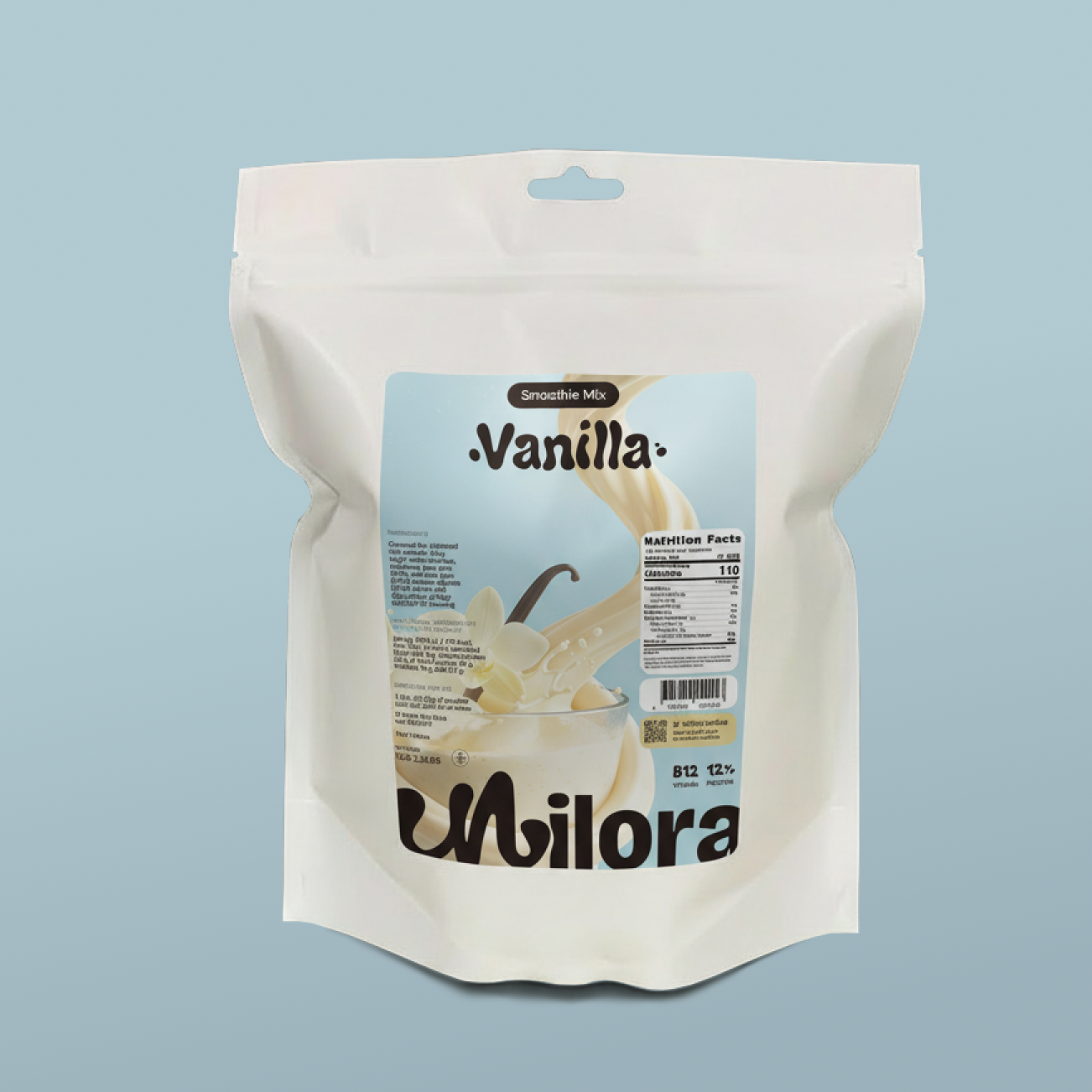 Milora Vanilla Smoothie Mix Powder