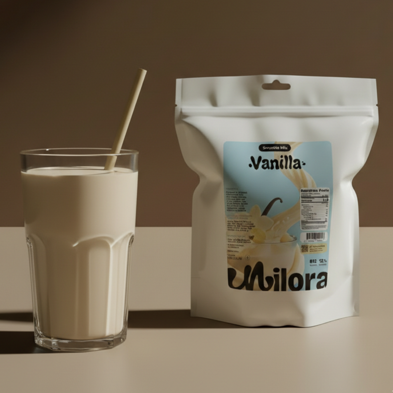 Milora Vanilla Smoothie Mix Powder