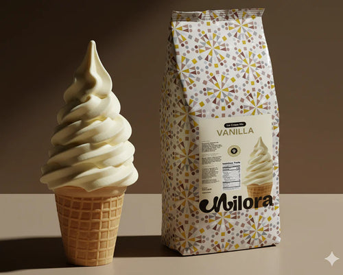 Milora Soft Serve Ice Cream Vanilla Powder